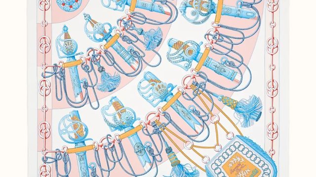 エルメス 2022SS ツイリー 《グラン・テアトル・ヌーヴォー》｜PINK